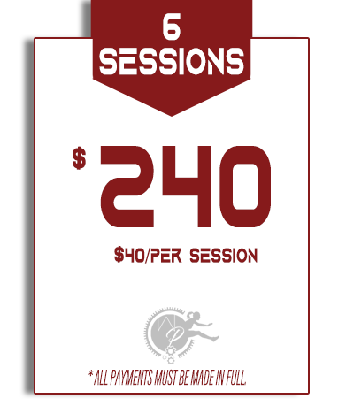 6 sessions